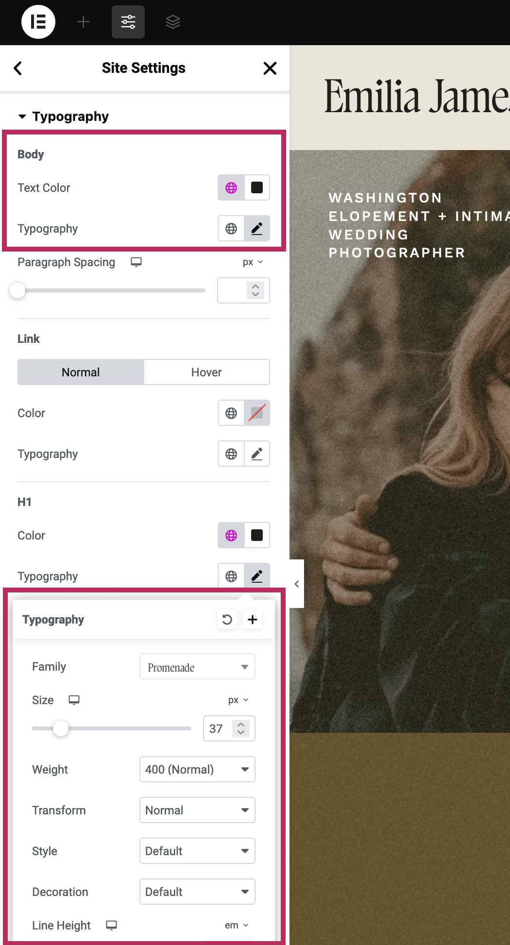 Emilia Theme Documentation