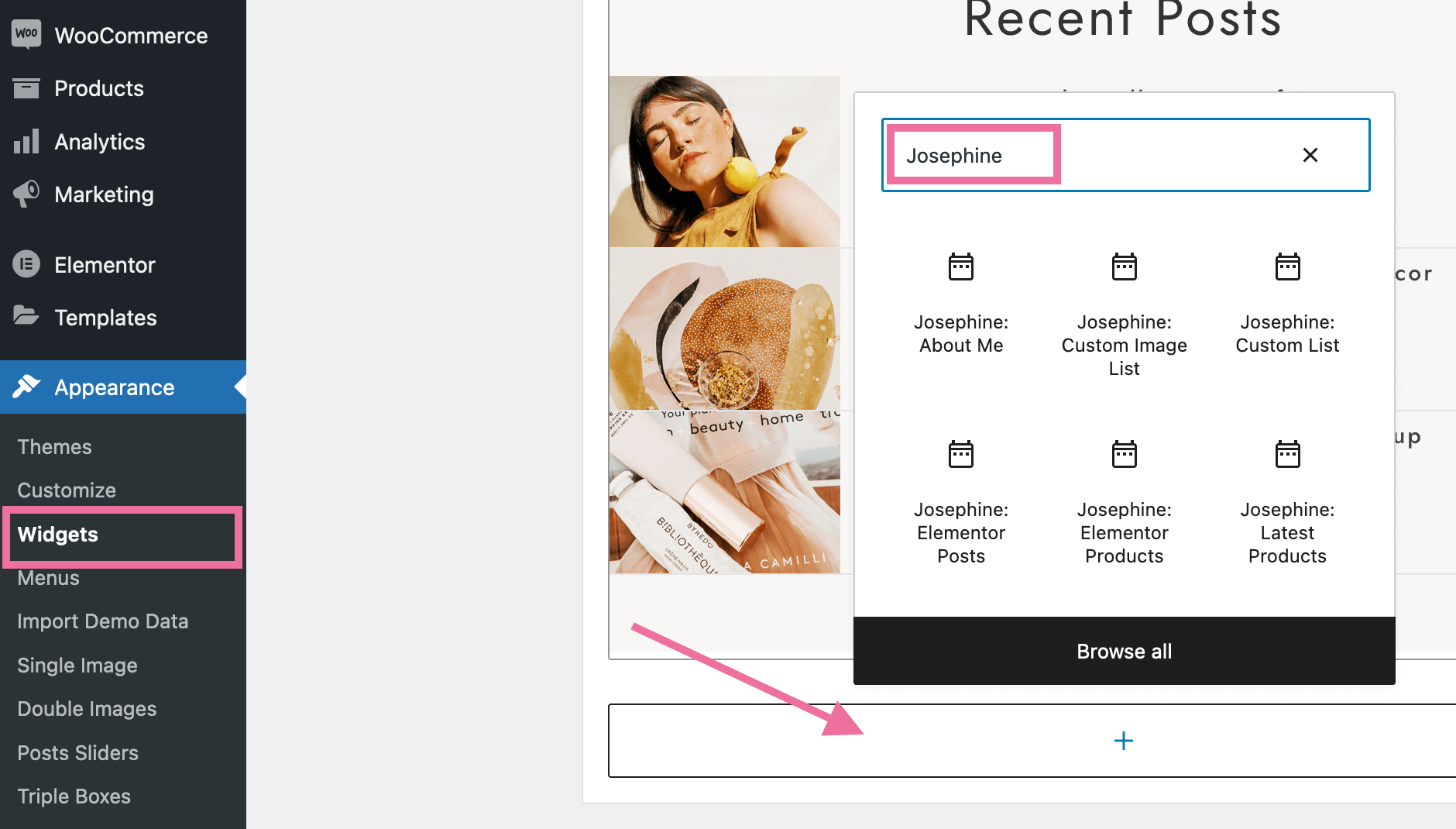 Josephine Theme Documentation