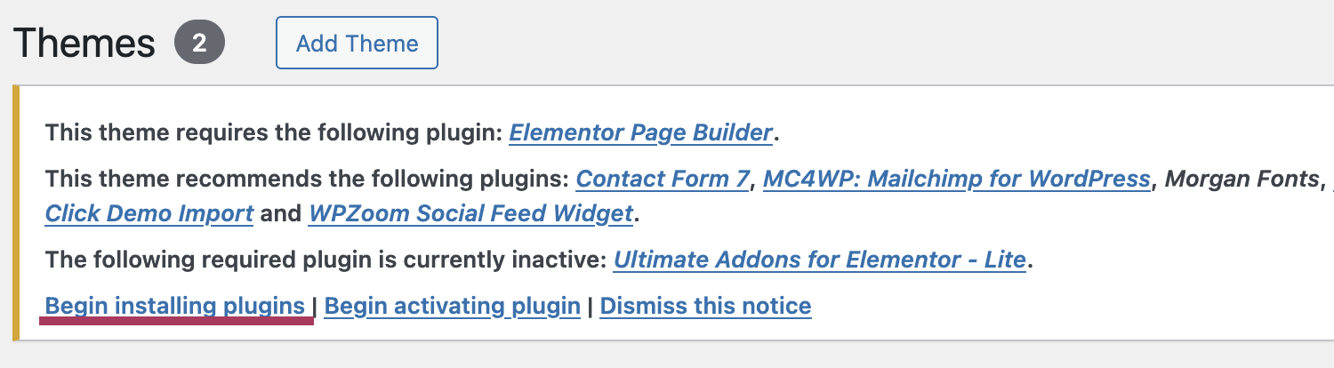 Morgan Theme Documentation